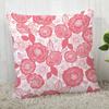 Pillowcase Flower Pattern Square  Christmas Zipper