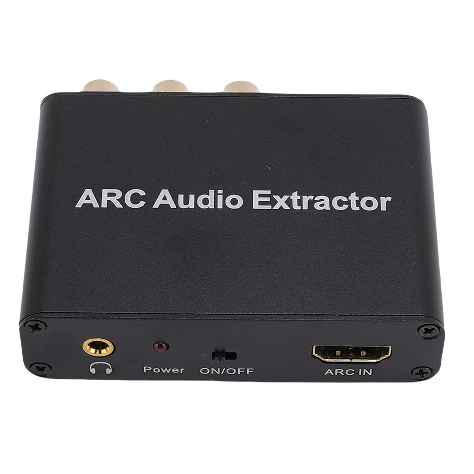 

ARC Adapter Auto Signal Muting 192KHz HD Multimedia Interface Coaxial Optical Converter for TV Aluminum Alloy