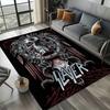 2025 New Style Slayer Heavy Metal Band Sign Carpet Rug for Living Room Bedroom Home Sofa Decoration,Kid Play Non-slip Floor Mat