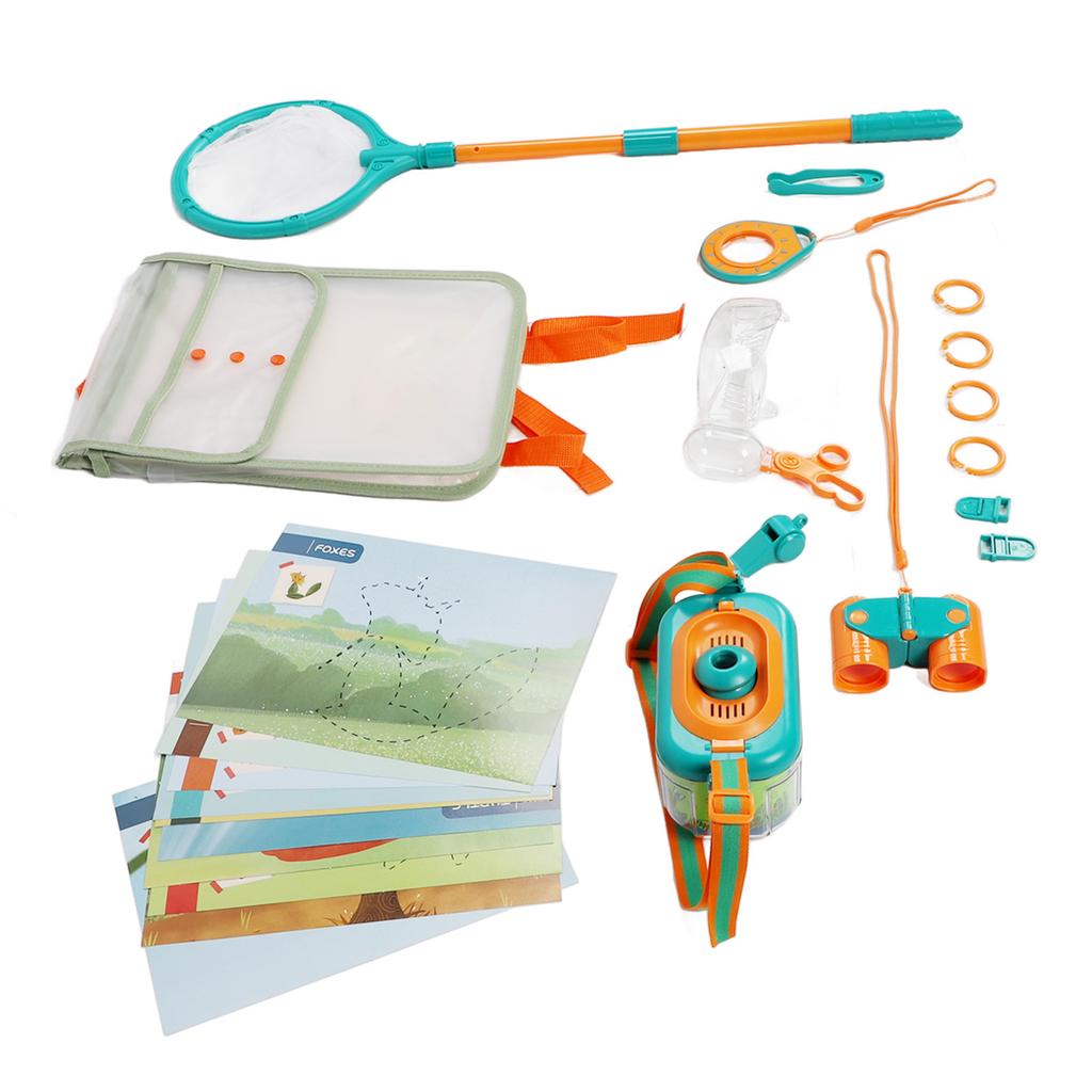 Kids Explorer Kit Safety Multi Functional Folding Outdoor Exploration Set for Beach Family