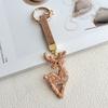 Christmas Tree Santa Claus Keychain Cane Metal Xmas Pendant  Christmas Gifts