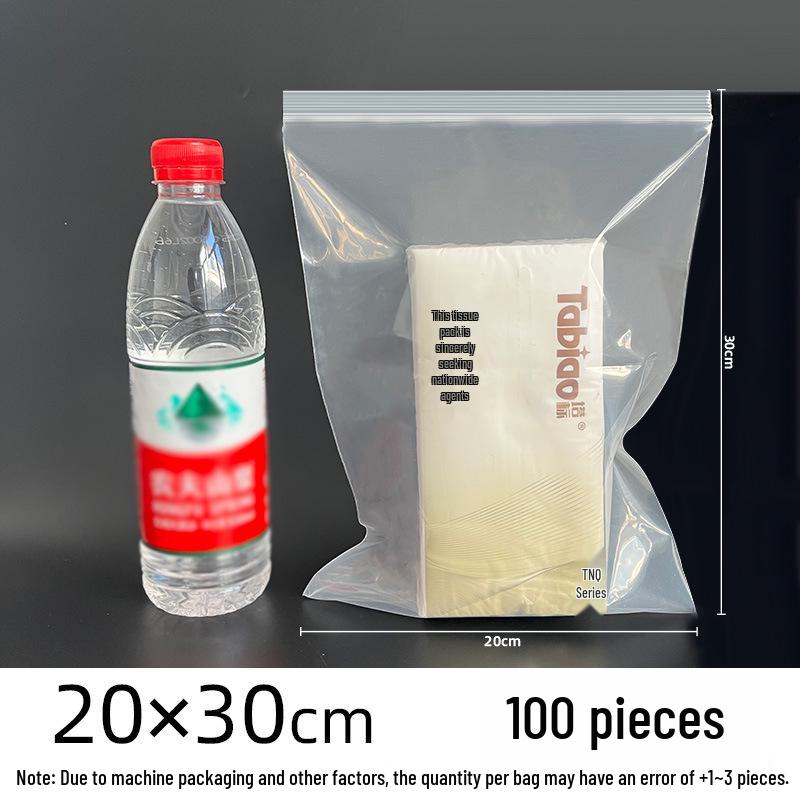 Thickened Heat-Seal Transparent PE Food Bags: Self-Sealing & Customizable