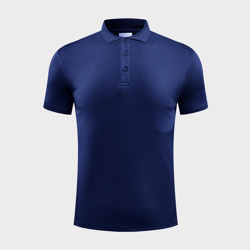 Custom Quick-Dry Lapel Polo Shirt - Short Sleeve, Solid Color, Perfect for Workwear and Summer Sports