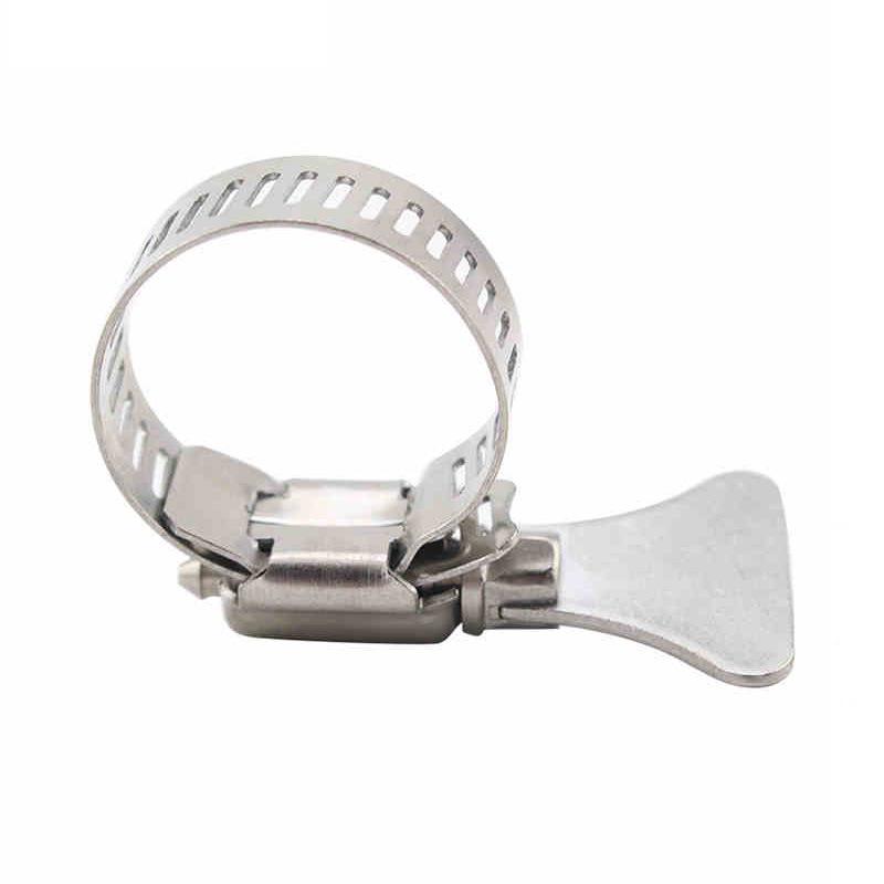 Stainless Steel Hose Clamps and Pipe Clips for Water Pump Accessories