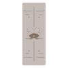 Rubber Yoga Mat with Lotus Pose Line