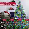 600 LED Xmas String Lights 198FT Multicolor Fairy Light featuring Remote 8 Modes Timer Plug Lighting Decor designed for Xms Outdoor
