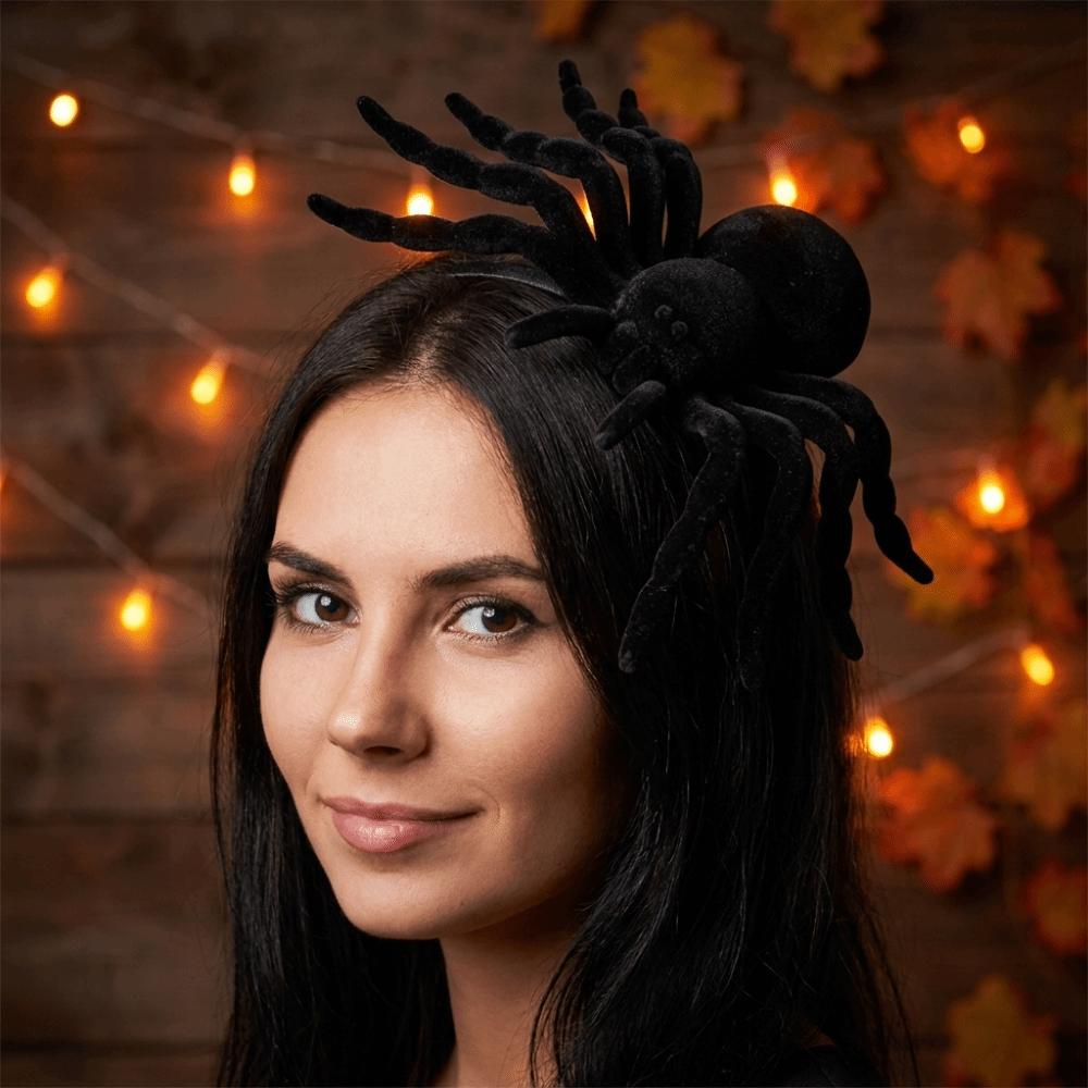 Cartoon Spider Headband Animal Halloween Hairbands Creative Women Hair Hoop  Girl