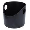 Oblique Black Coffee Knock Box Grounds Box Knock Bin for Coffee Shops Bars Family Kitchens