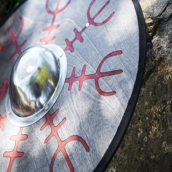 Laser Engraved 48.26 Cm Toy Shield with Steel Umbo