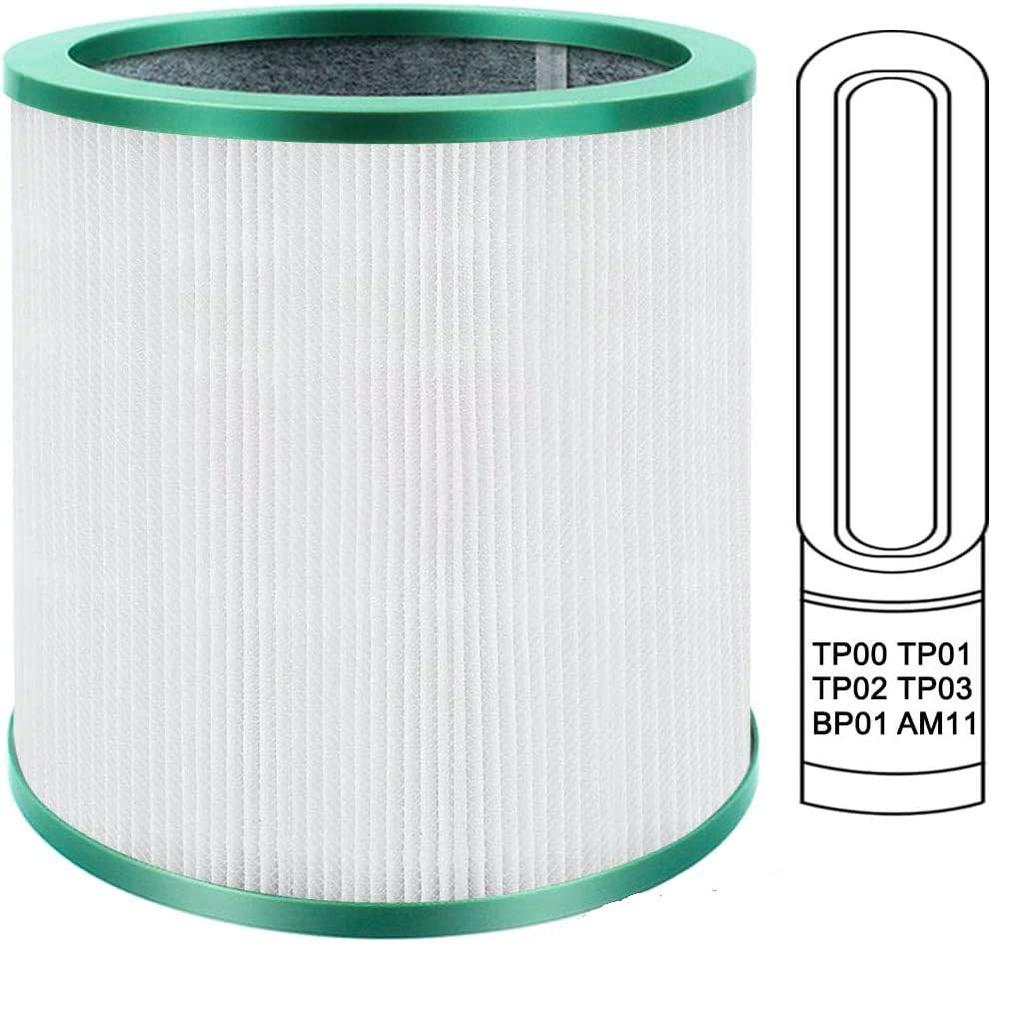 KIOMOKI Dyson Air Purifier Filter for BP01 Purifying Fan and Personal Fan TP00, TP02, TP03, AM11, (Air Only)