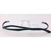 RSINC Rimless Black Black Non- Foldable Frame/Eyeglass/Spectacle For Men & Women Mount - MW002 48-18-138 IB-7 8004 48-18-138 Black