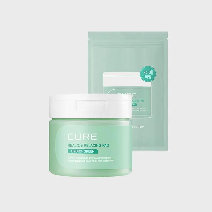 

[Kim Jungmoon Aloe] Cure Relax Тонер-пэды 60 шт. + Рефилл 30 шт. (Всего 90 листов)