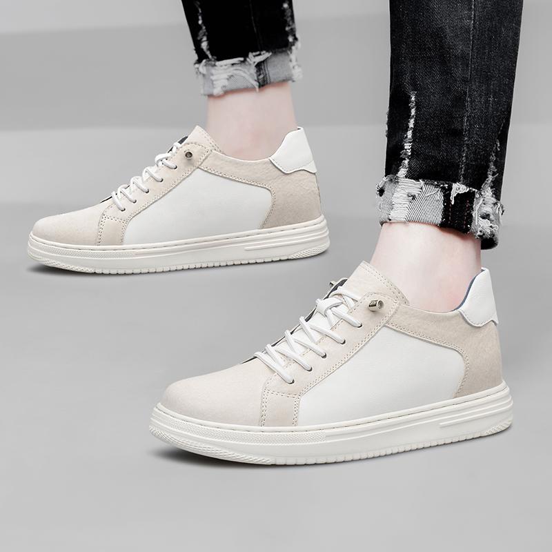 Light 6cm 8cm White Elevator Shoes Men Women Sports Casual Sneakers Height Increasing Shoes Invisible Man Taller Lifting Flats