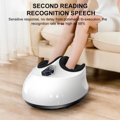6D vollumwickelte Roller-Heiztherapie-Fußmassage, elektrische Heißkompresse-Fußmassagegerät, Shiatsu-Knet-Luftdruckmaschine