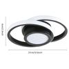 Round LED Ceiling Light 3 Color Temperatures Flush Mount Light for Kitchen Bedroom Laundry Closet Room