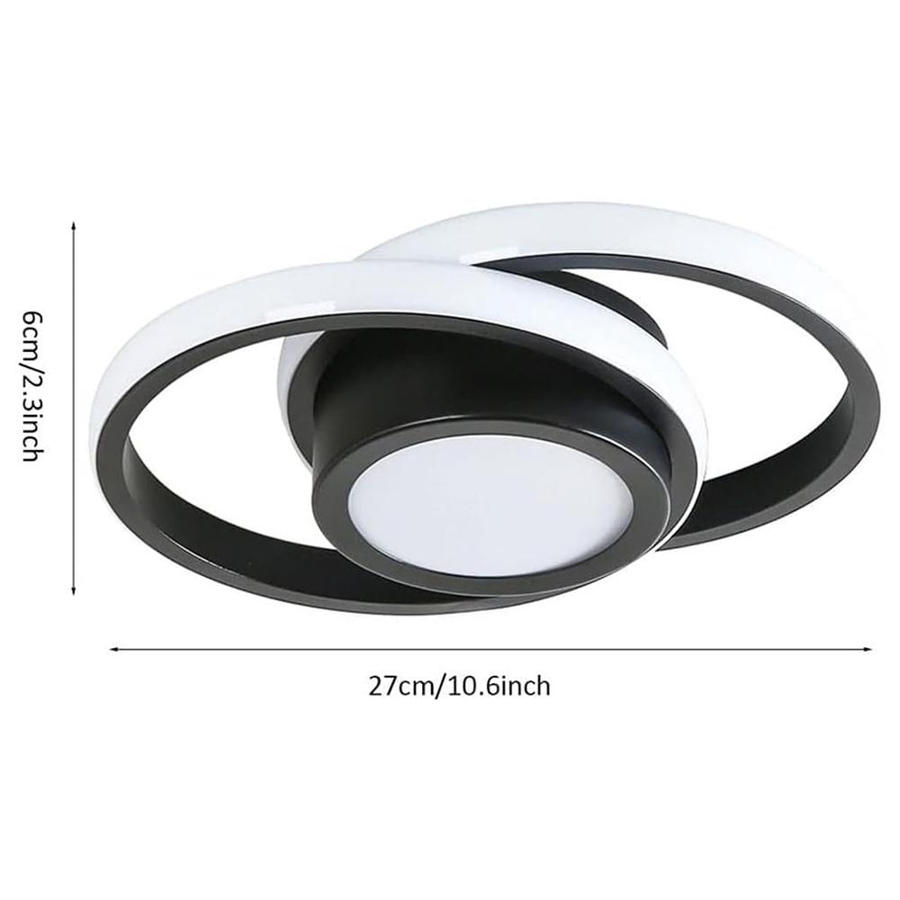 Round LED Ceiling Light 3 Color Temperatures Flush Mount Light for Kitchen Bedroom Laundry Closet Room