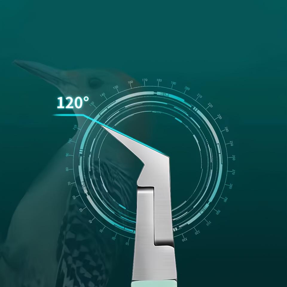 1Pcs Nail Clipper Cuticle Nippers For Paronychia Stainless Steel Nail Cutters Ingrown Toenail Scissors Manicure Tool