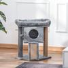 Cat Tree Tower For Indoor Cats Cat Scratching Post Climbing Activity Centre W Jute Scratching Pad Toy Ball Cat House Grey