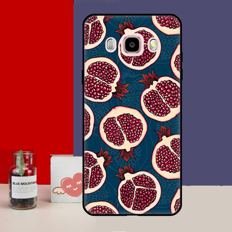 Food Fruit Red Pomegranate Case For Samsung Galaxy J3 J5 J7 2016 A3 A5 2017 A6 A7 A8 A9 J8 J4 J6 Plus 2018 Back Cover