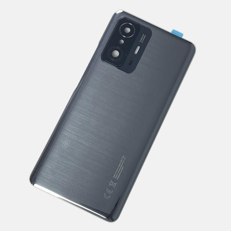 Glas 11T Pro Für Xiaomi 11T Pro Hintere Akku-Glasabdeckung Für Mi 11t 5G Rückabdeckung Ersatz-Rückgehäuseabdeckung Mit Linse