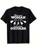Men'S Unisex'S Heavyweight SM Music Lover Tshirt Vintage Electric Guitar Guitar Pick Graphic Tee for