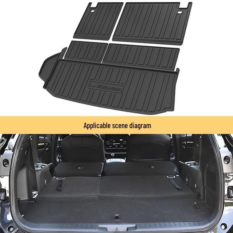 Highlander TPE Trunk Mat: Custom Fit and Stylish Protection