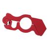 Motorcycle Lock Red Protective Handlebar Horn Lock with Gasket Key for Braking Security