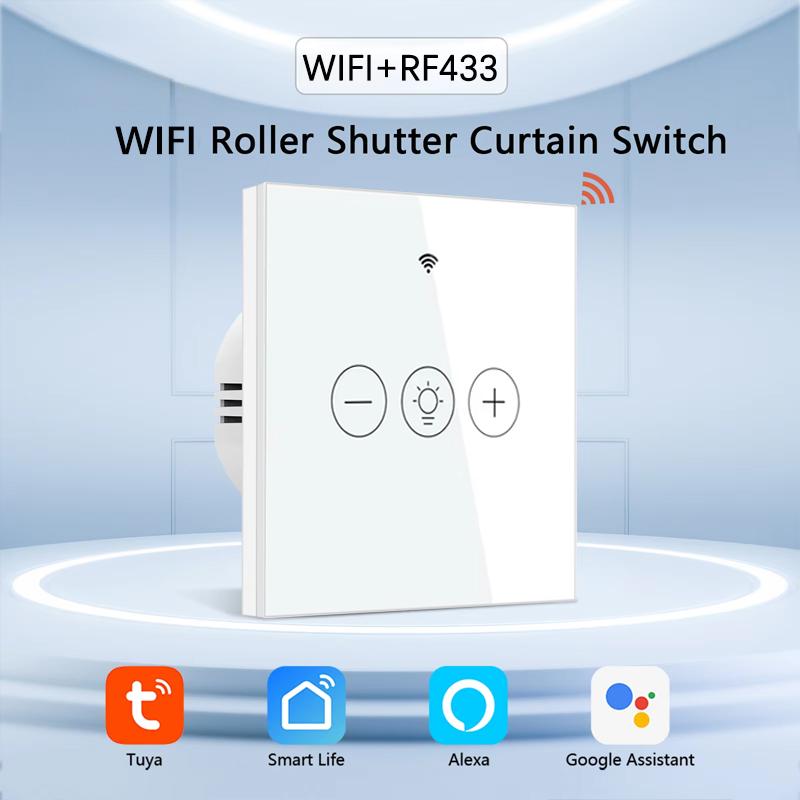 Intelligenter WiFi Dimmer Touchschalter Tuya APP Fernbedienung EU/US Wandschalter Neutralleiter erforderlich Sprachsteuerung mit Alexa Google Assistant