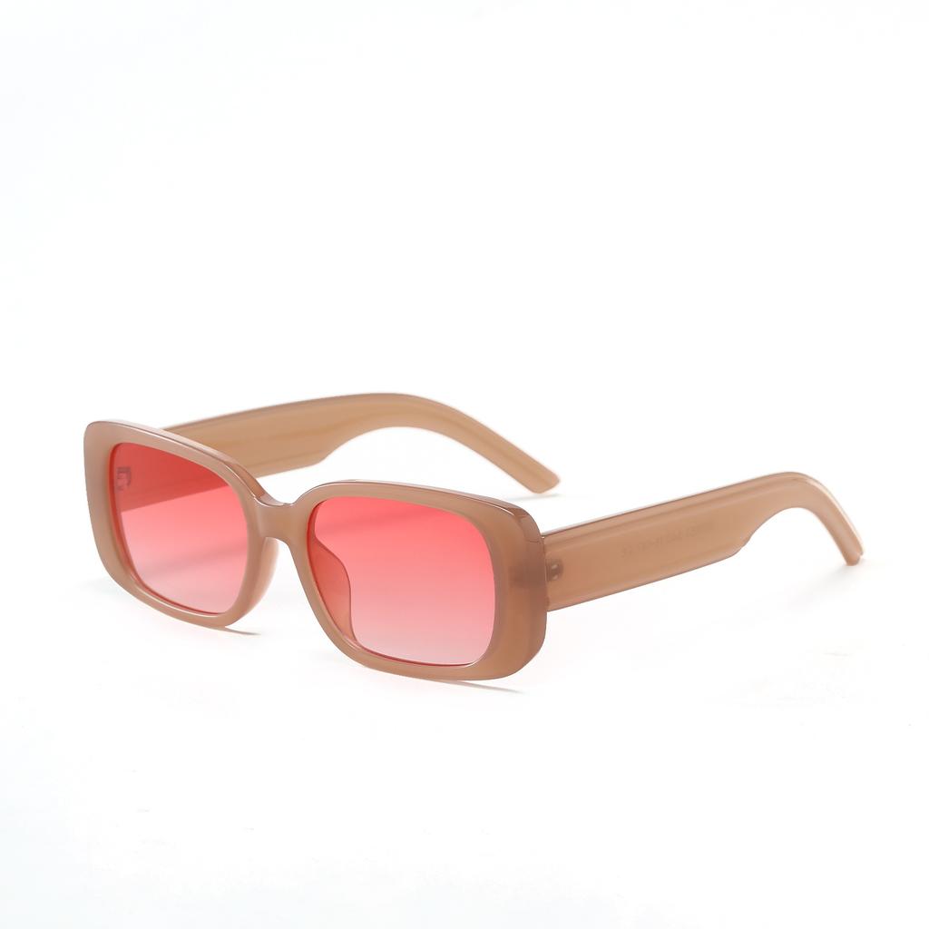 Glasses Ss0053 Square Retro Jelly Transparent Big Face Sunglasses, Men'S Large Square Sunglasses, Women'S