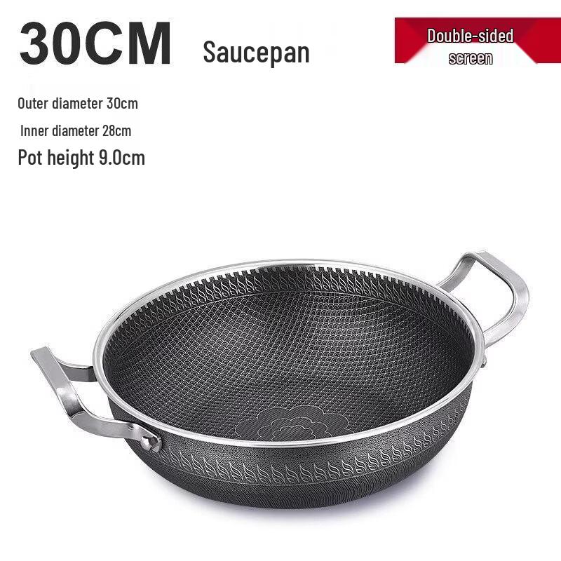 ZWILLING 316 Stainless Steel Honeycomb Non-Stick Wok