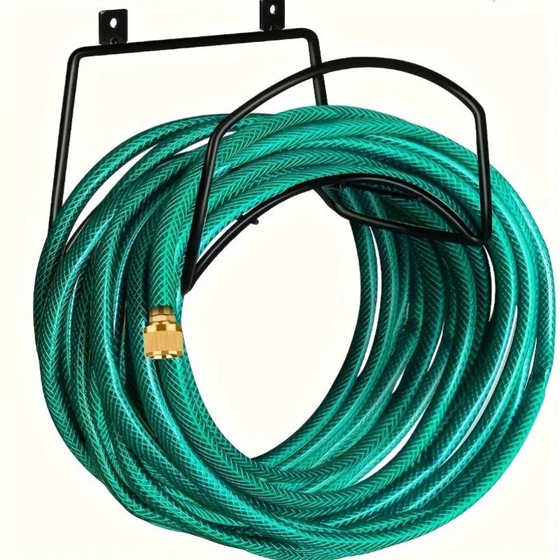 Garten-Wandmontierter Wasserrohr- und Schlauchaufbewahrungsständer Metallschlauchhalter Feste Installation Kohlenstoffstahl-Wasserrohrständer