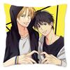 BANANA FISH Anime Cushion Cover for Sofa Throw Pillow Cover Home Decoration Polyester Pillow Case Japan Manga Housse De Coussin