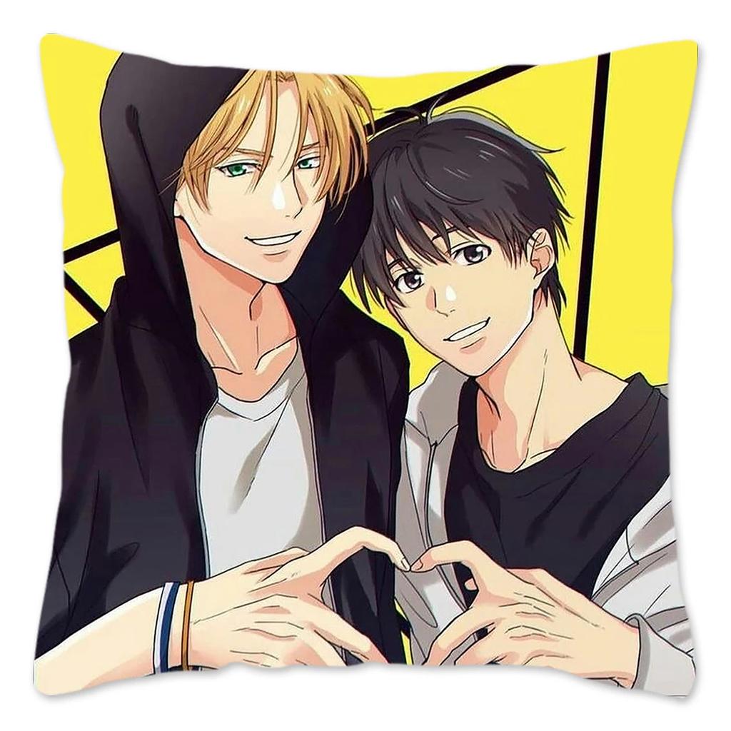 BANANA FISH Anime Cushion Cover for Sofa Throw Pillow Cover Home Decoration Polyester Pillow Case Japan Manga Housse De Coussin