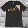 New T-Shirt Climbing Evolution Funny T-Shirt, Gift For Climber Bolder Boulder, M