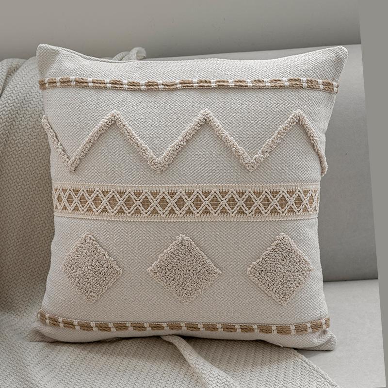 Nordisch Ins Indisch Böhmisch Marokkanischer Stil Off-white Kissenbezug Kissen Neu Bettkissen