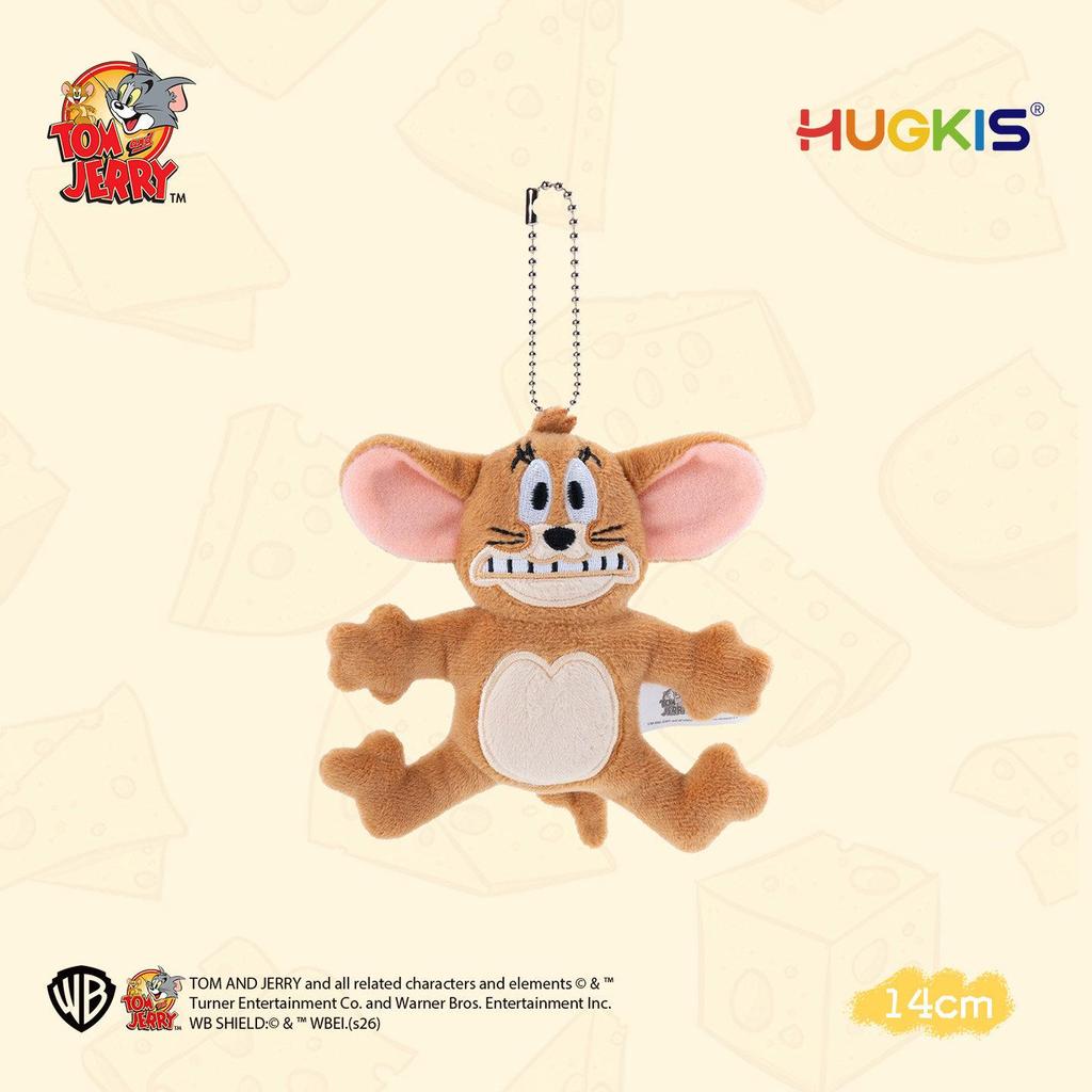 Tom & Jerry Plush Toys: Cat Pendant & Mouse Keychain Charms for Kids