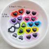 10Pcs Cute Cartoon Heart-Shaped Glasses Flat Back Resin Scrapbooking DIY Jewelry Craft Decoration Accessorie
