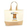 Tote Bag - PLANETEE - Stéphanie Bas Les Pattes Tiger - Jute - Printed In France - Eco-responsible