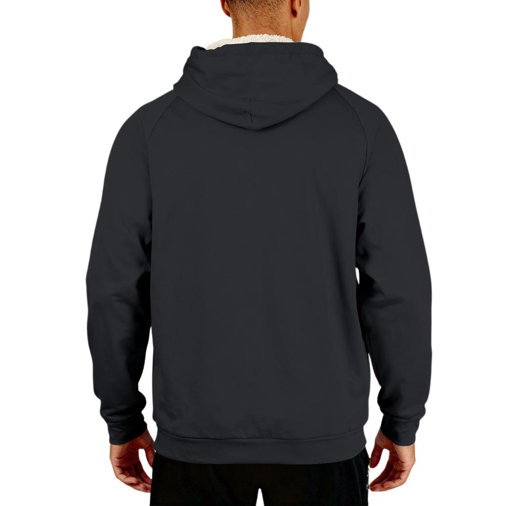 Men's Casual Long-Sleeve Fleece Hoodie With Pockets