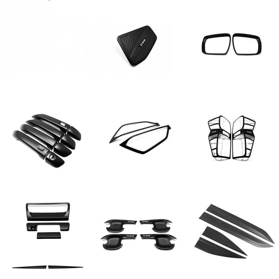 Applicable to IsuzuD-MAXGear Box Glass Lifting Air Outlet Headlight Tail Lamp Cover Fog Lamp Frosted Black