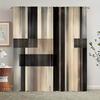 2 Pezzi Tende Stampate con Design a Griglia Grigio Geometrico, Design per Privacy e Decorazione, Perfette per l'Arredamento della Casa in Camere da Letto, Uffici, Ki