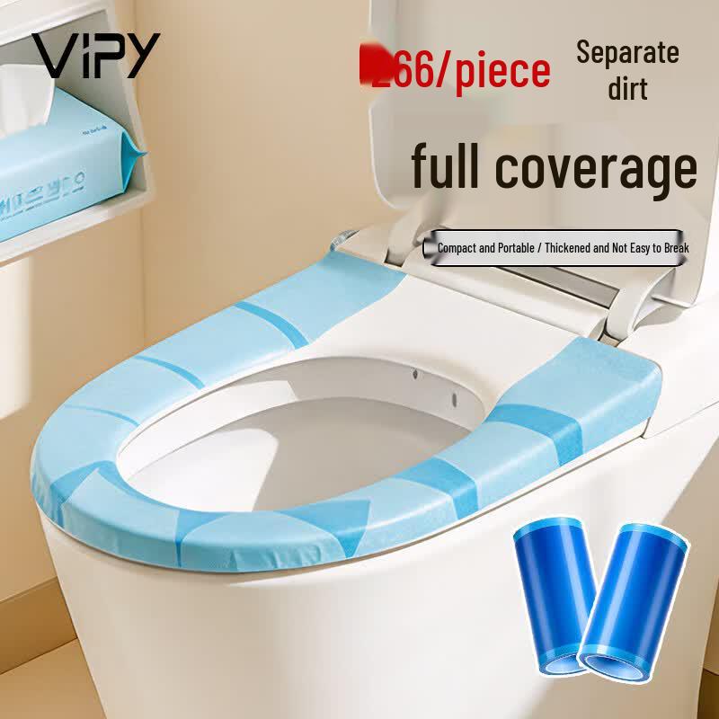 Vipy Disposable Travel Toilet Seat Covers (2 Rolls)