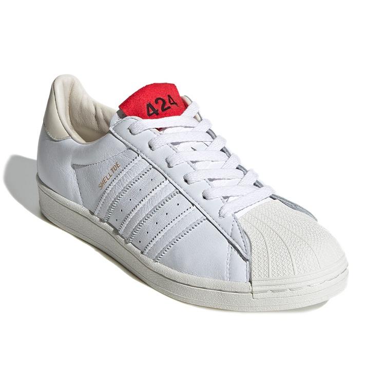adidas 424 x Superstar Shell Toe 'White Scarlet' Men's FW7624