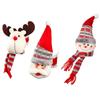 Christmas Curtain Buckle Snowman/Elk/Santa Curtain Decorations Creative Curtain Clip Tieback Strap for Home Window Decor