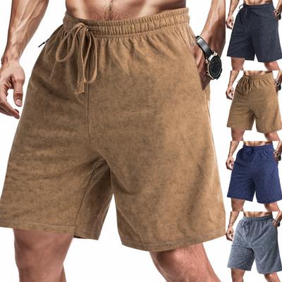 Herren Beachshorts mit Kordelzug, lockerer Schnitt, athletisch, lässig, 5 Zoll
