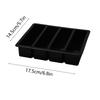 1pcs Strip-shap Ice Cube Trays Silicone 4 Grid Polychrome Durable Beer Drink Coffee Supplies Kitchen Easy-Release Ice Cube Molds