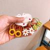 2Pcs/Set Girls Cute Cartoon Flowers Rubber Band Elastic Hair Bands for Children Sweet Hairbands Hair Rope Kids Hair Accessories