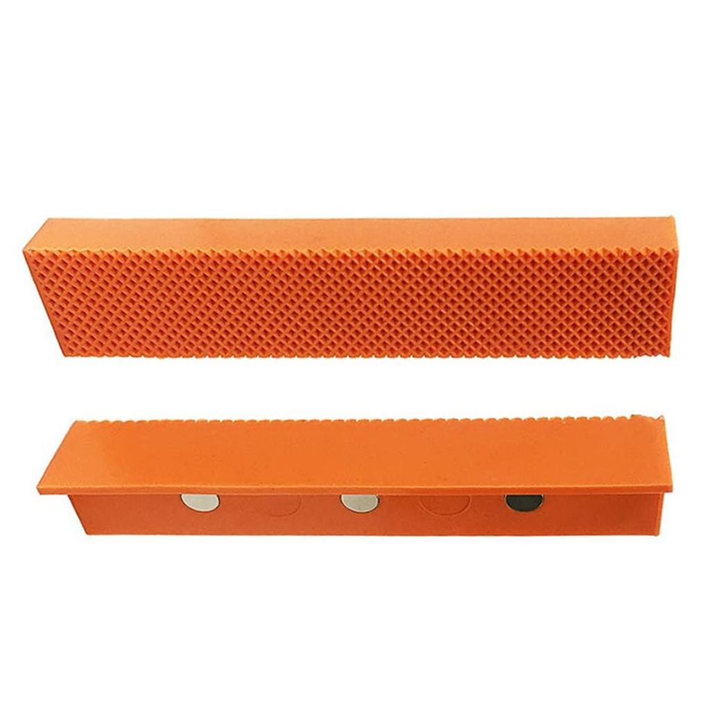 Magnetic Vise Jaw Protectors Cushions Suitable For Surfaces Protections And Scratch Prevention In Various Materials 2pcs
