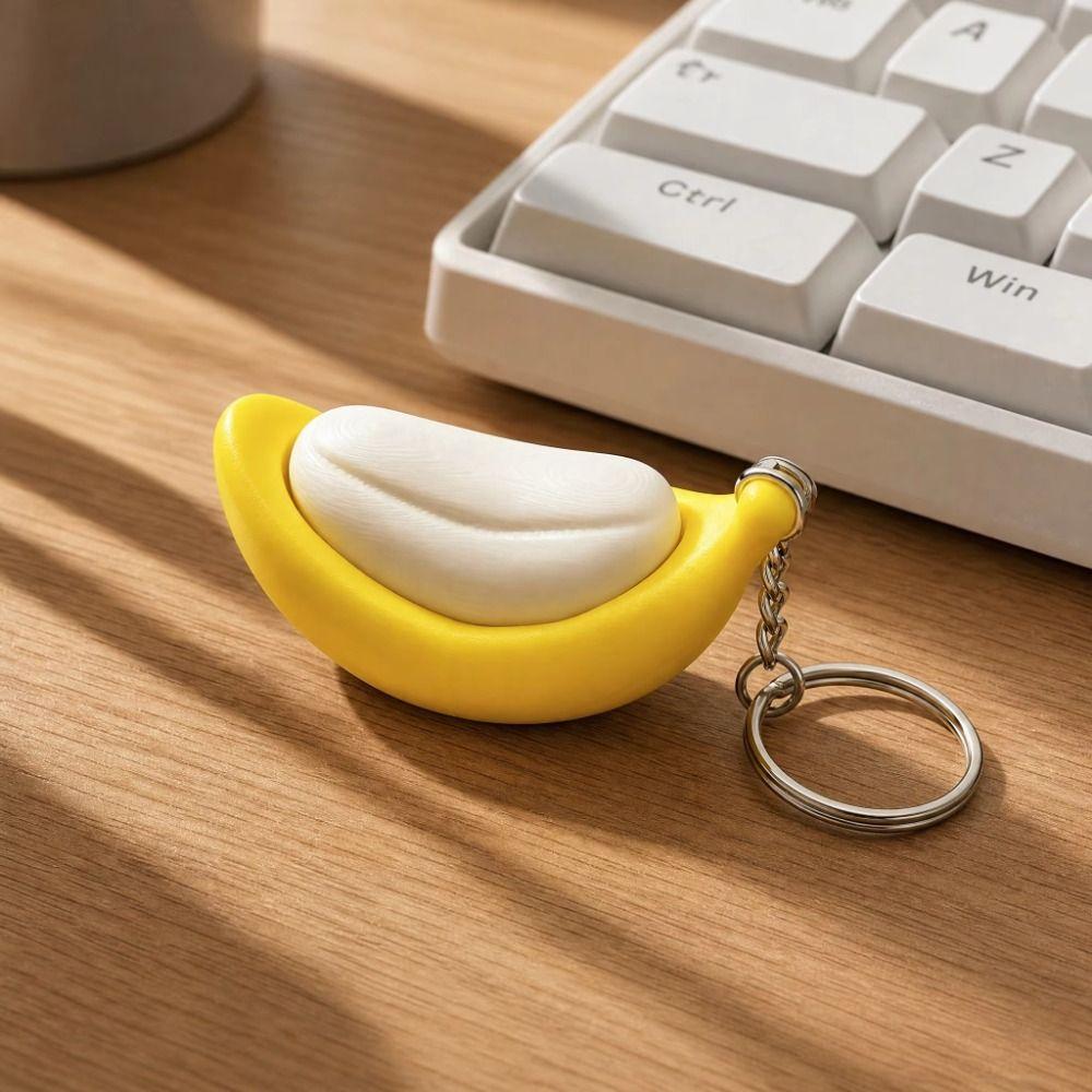 Sensory Switch Clicker Fidget Toy Simulation Finger Button Pendant Backpack Charm