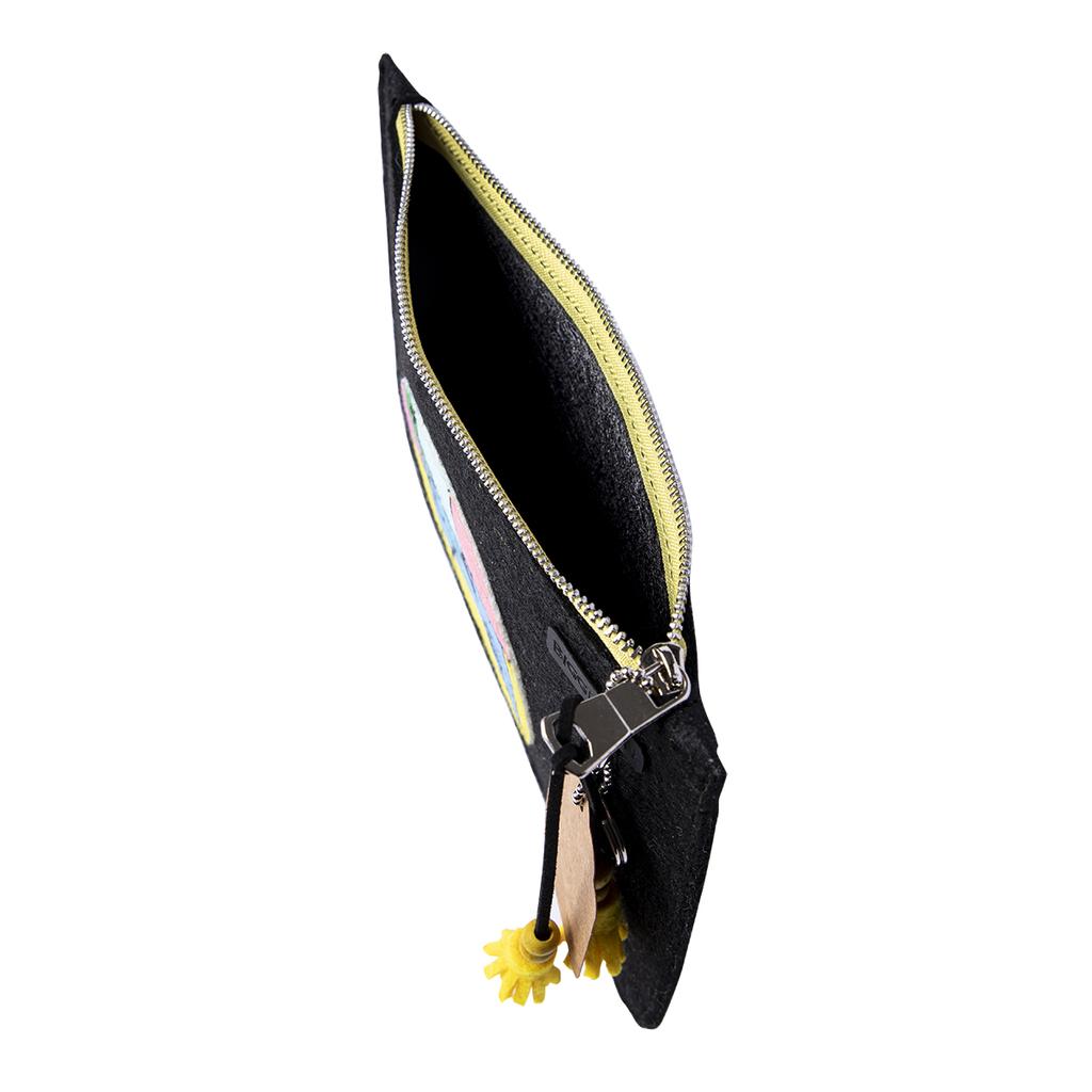 Biggdesign Dogs Felt Travel Makeup  Bag